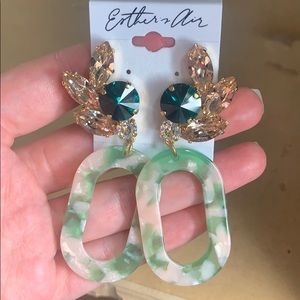 Swarovski crystal statement earrings